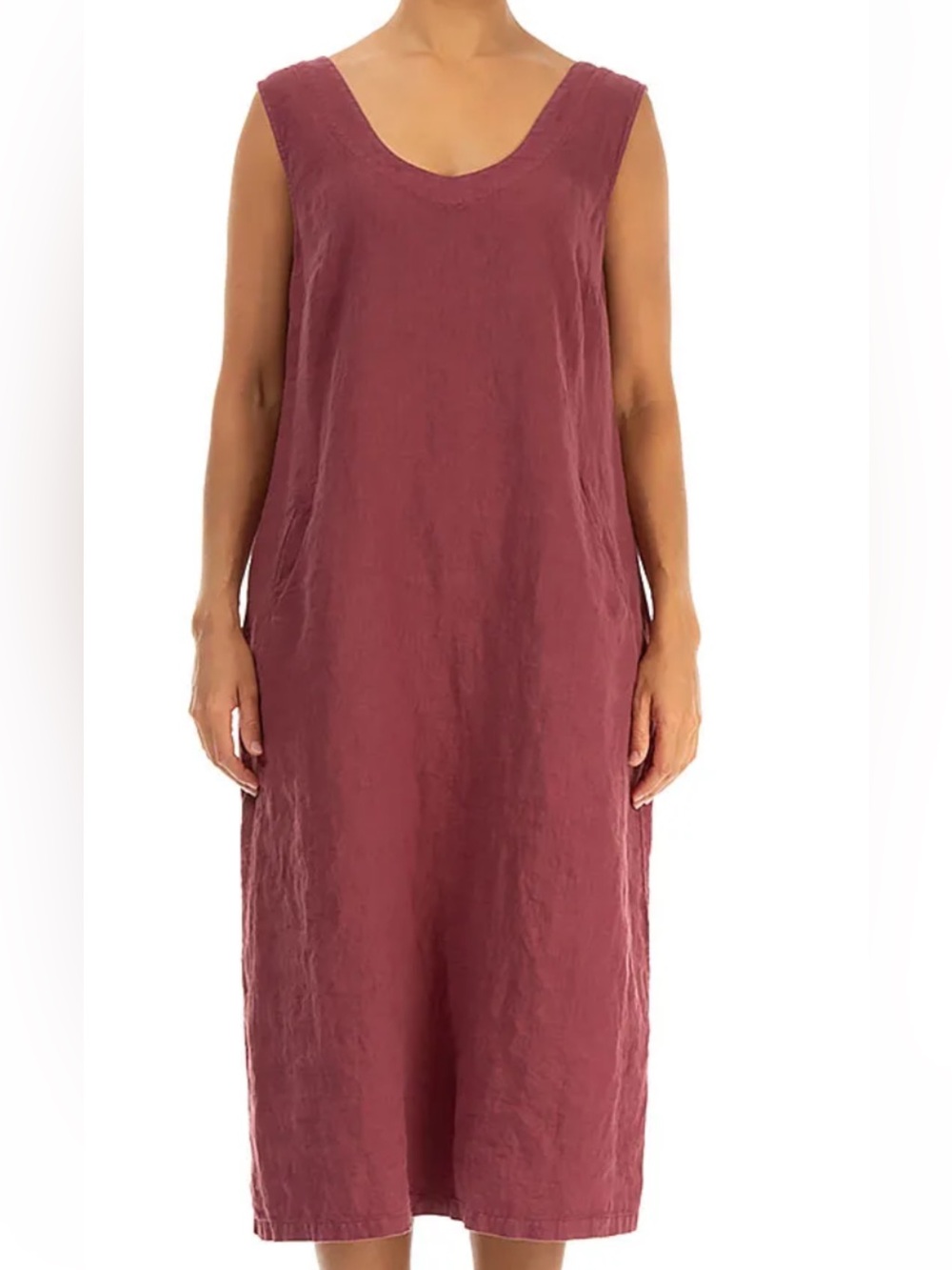 Grizas v neck linen Dress